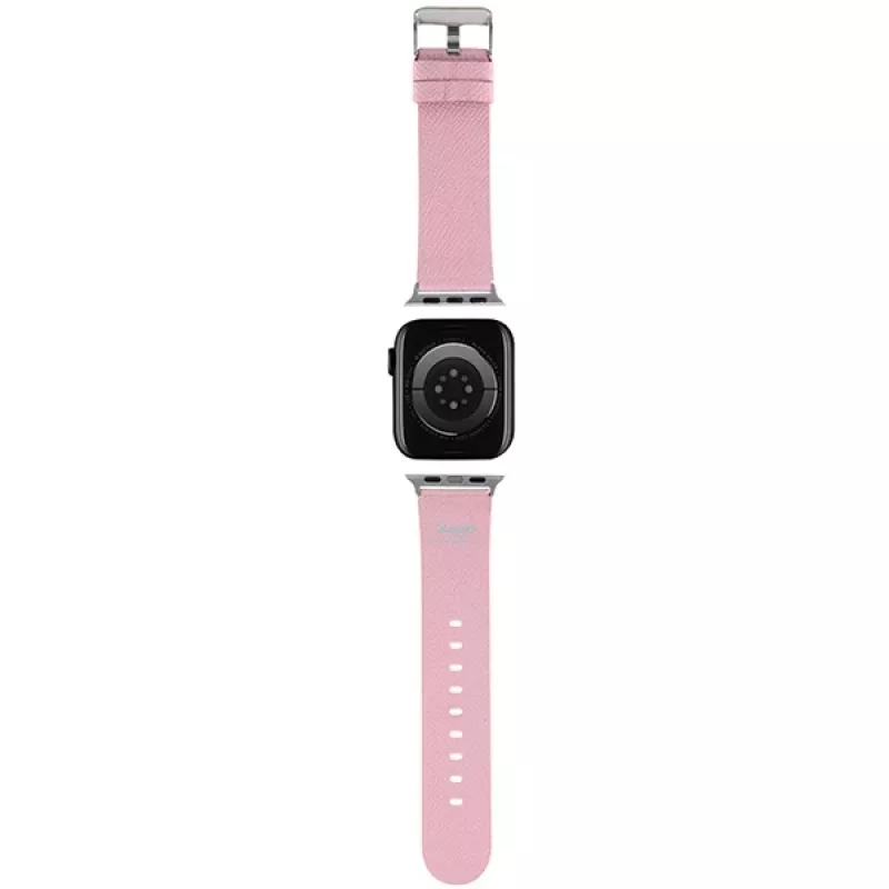 Hello Kitty HKAWMPGKHP silikoniranneke Apple Watch 38/40/41mm pinkki