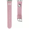 Hello Kitty HKAWMPGKHP silikoniranneke Apple Watch 38/40/41mm pinkki