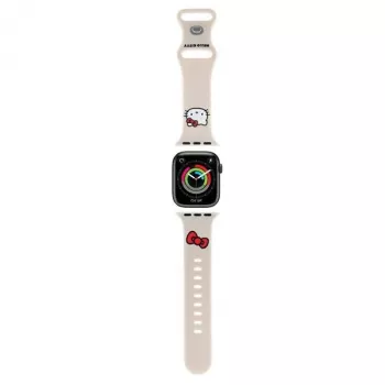 Hello Kitty HKAWMSCHBLE silikoniranneke Apple Watch 38/40/41mm - beige