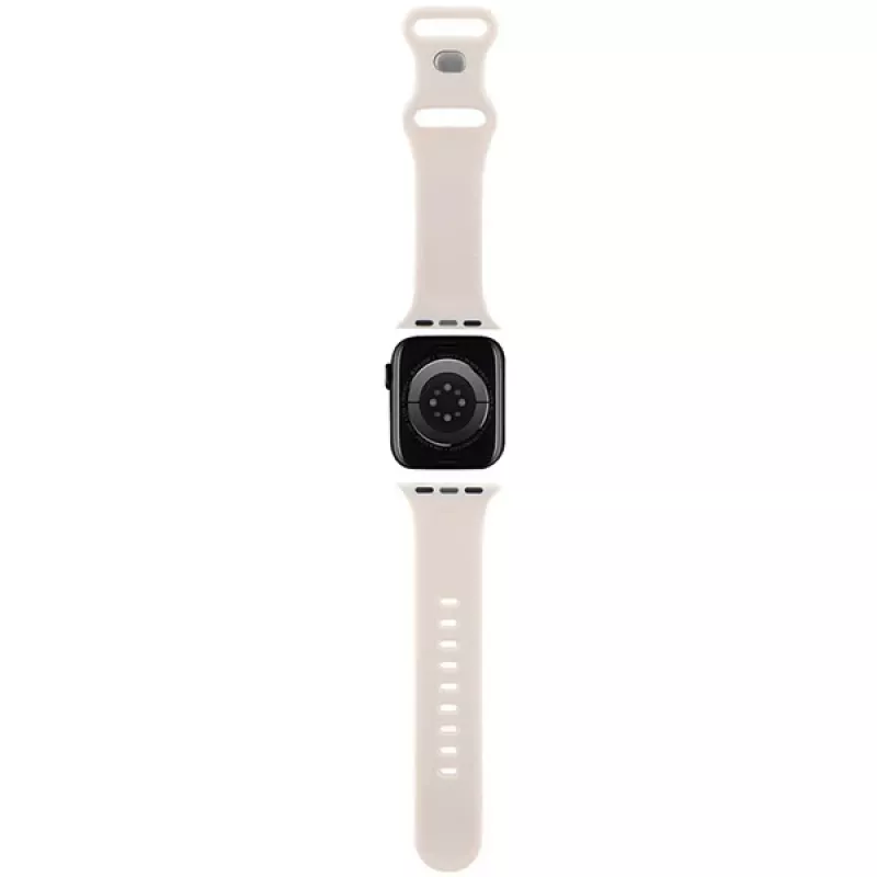 Hello Kitty HKAWMSDGPTE Apple Watch -ranneke 38/40/41 mm beige silikoni Graffiti Tags