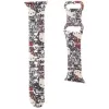 Hello Kitty HKAWMSDGPTE Apple Watch -ranneke 38/40/41 mm beige silikoni Graffiti Tags