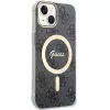 Guess GUHMP15MH4STK hardcase iPhone 15 Plus/14 Plus 6,7 tuuman musta MagSafe 4G