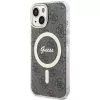 Guess GUHMP15MH4STW hardcase IML MagSafe iPhone 15 Plus / 14 Plus 6,7 tuuman ruskea