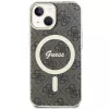 Guess GUHMP15MH4STW hardcase IML MagSafe iPhone 15 Plus / 14 Plus 6,7 tuuman ruskea