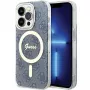 Guess GUHMP15LH4STB iPhone 15 Pro 6,1 tuuman sininen hardcase IML 4G MagSafe