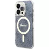 Guess GUHMP15LH4STB iPhone 15 Pro 6,1 tuuman sininen hardcase IML 4G MagSafe