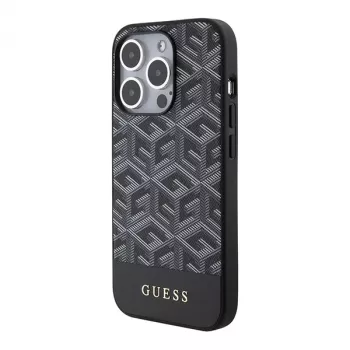 Guess GUHMP15XHGCFSEK iPhone 15 Pro Max 6,7 musta hardcase GCube Stripes MagSafe