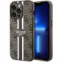 Guess GUHMP15LP4RPSW iPhone 15 Pro 6,1 tuuman hardcase ruskea painetut raidat MagSafe