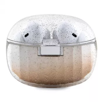 Guess Glitter Gradient Bluetooth TWS -nappikuulokkeet latauskotelolla (kulta)