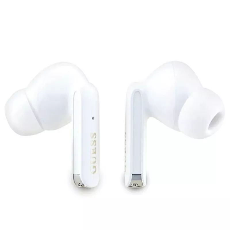 Guess Glitter Gradient True Wireless Bluetooth -nappikuulokkeet latauskotelolla (violetti)