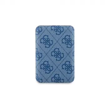 Guess langaton varavirtalähde 5000mAh sininen 4G nahka metallilogo MagSafe 15W