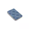 Guess langaton varavirtalähde 5000mAh sininen 4G nahka metallilogo MagSafe 15W