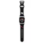Hello Kitty HKAWMSCHBLK silikoniranneke Apple Watch 38/40/41 mm musta