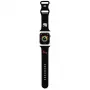 Hello Kitty HKAWLSCHBLK silikoniranneke Apple Watch 42/44/45/49 mm musta
