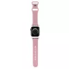 Hello Kitty HKAWLSCHBLP silikoniranneke Apple Watch 42/44/45/49 mm pinkki