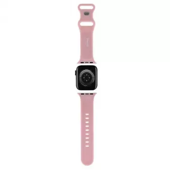 Hello Kitty HKAWLSCHBLP silikoniranneke Apple Watch 42/44/45/49 mm pinkki