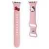 Hello Kitty HKAWLSCHBLP silikoniranneke Apple Watch 42/44/45/49 mm pinkki