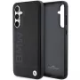 BMW S23 FE S711 musta nahka Hot Stamp -kotelo Samsung Galaxy S23 FE