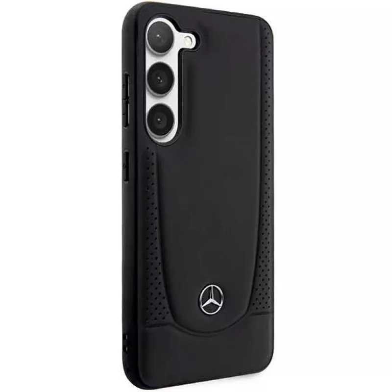 Mercedes-Benz S23 FE hardcase nahka Urban musta Samsung Galaxy S23 FE