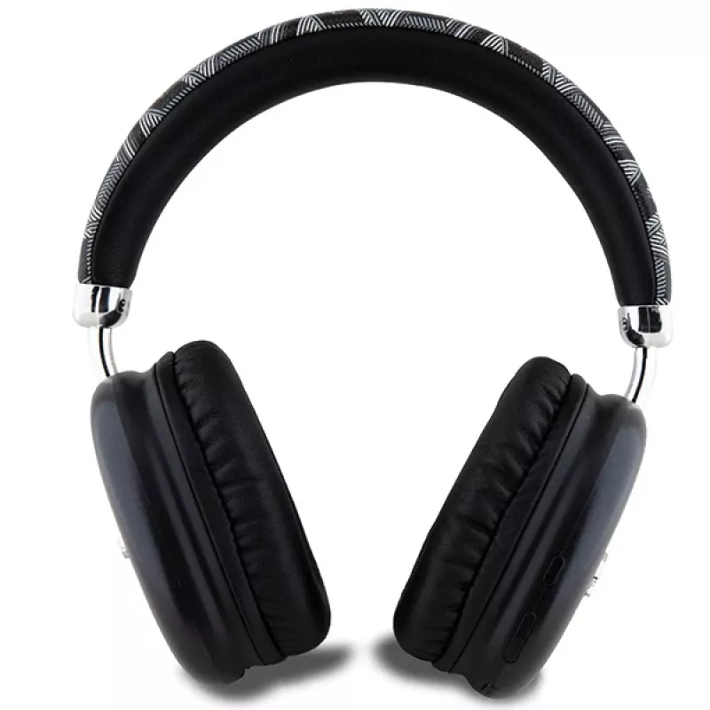 Guess Gcube Metallic Script Logo on-ear Bluetooth -kuulokkeet musta