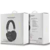 Guess Gcube Metallic Script Logo on-ear Bluetooth -kuulokkeet musta