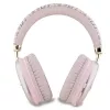 Guess Gcube Metallic Script Logo on-ear Bluetooth -kuulokkeet pinkki