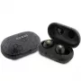 Guess 4G Metal Logo Bluetooth TWS ENC -nappikuulokkeet latauskotelolla (musta)
