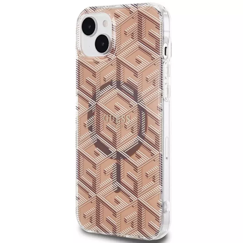 Guess GUHMP15MHGCUSTGW GCube Hardcase iPhone 15 Plus / 14 Plus 6,7