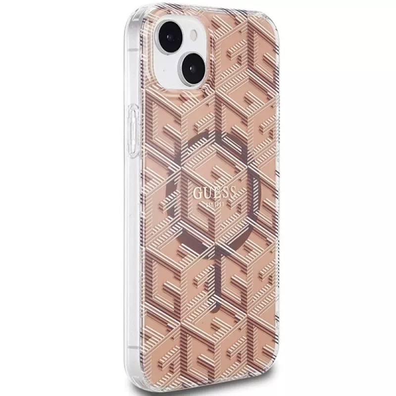 Guess GUHMP15MHGCUSTGW GCube Hardcase iPhone 15 Plus / 14 Plus 6,7