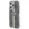 Guess GUHCP15LH4PSEGW iPhone 15 Pro 6.1 Hardcase IML 4G Gold Stripe ruskea