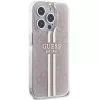 Guess GUHCP15LH4PSEGP iPhone 15 Pro 6,1 inch pinkki Hardcase IML 4G Gold Stripe