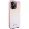 Guess Saffiano Iridescent Script Hard Case Apple iPhone 14 Pro Max 6,7 - pinkki