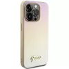 Guess GUHCP14LPSAIRSD iPhone 14 Pro 6,1 inch kulta Hard Case Saffiano Iridescent Script