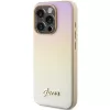 Guess GUHCP15XPSAIRSD Saffiano Iridescent Script Hard Case iPhone 15 Pro Max, kultainen