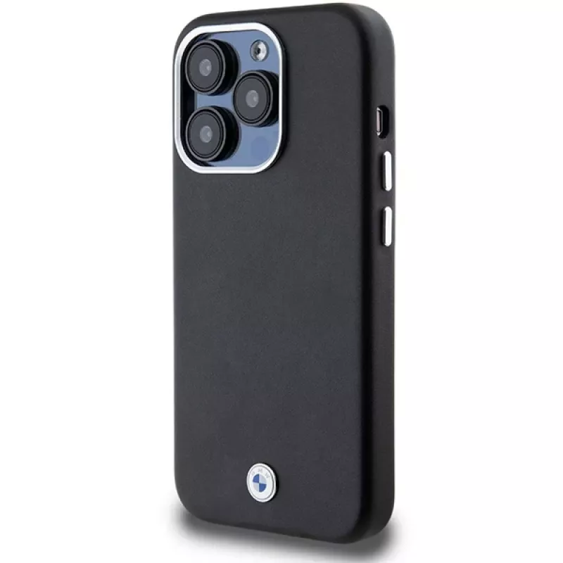 BMW Signature Wrapped Metal MagSafe Case iPhone 14 Pro 6.1 musta