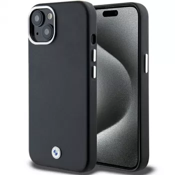 BMW M Collection Signature Wrapped Metal MagSafe Case iPhone 15 Plus / 14 Plus - musta