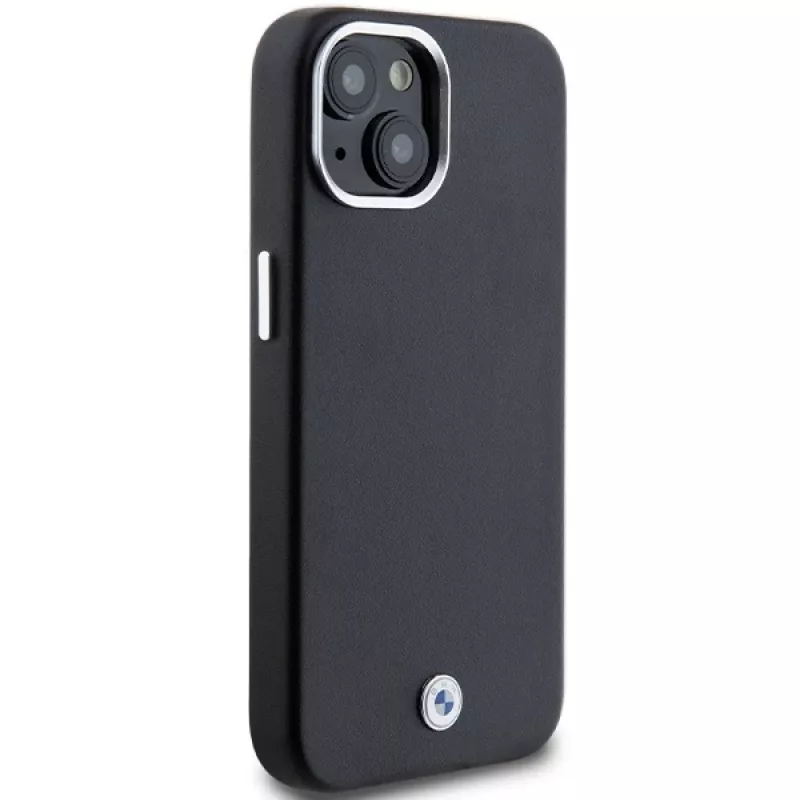 BMW M Collection Signature Wrapped Metal MagSafe Case iPhone 15 Plus / 14 Plus - musta