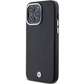 BMW Signature Wrapped Metal MagSafe Case iPhone 15 Pro Max 6,7 inch musta