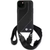 BMW BMHCP15S23PSCCK iPhone 15 / 14 / 13 musta Hardcase M Edition Carbon Stripe & Strap