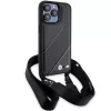BMW BMHCP15L23PSCCK iPhone 15 Pro 6.1 musta Hardcase M Edition Carbon Stripe & Strap