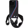 BMW M Edition Carbon Tricolor Lines Hard Case rannekkeella Apple iPhone 15 Pro Max 6,7