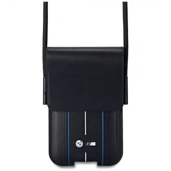 BMW Phone Pouch siniset raidat musta