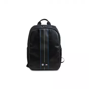 BMW BMBP15COMSCAKL 16 reppu musta Carbon Blue Stripes