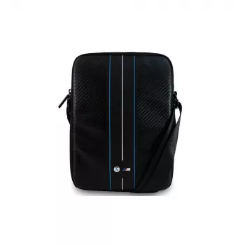 BMW BMTB10COMSCAKL 10 musta/Carbon Blue Stripes kannettavan tietokoneen laukku