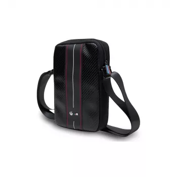 BMW M Collection Carbon Red Stripes tablettikotelo 10 tuuman tableteille, musta