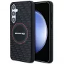 AMG AMHMS24S23SMRK kova kotelo silikoni Carbon Pattern MagSafe Samsung Galaxy S24 (S921) musta