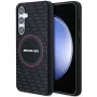 AMG AMHMS24M23SMRK kova kotelo silikoni Carbon Pattern MagSafe Samsung Galaxy S24+ (SM-S926) - musta