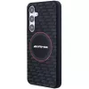 AMG AMHMS24M23SMRK kova kotelo silikoni Carbon Pattern MagSafe Samsung Galaxy S24+ (SM-S926) - musta