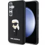 Karl Lagerfeld KLHCS24M3DRKINK kova kotelo 3D Rubber Ikonik Samsung Galaxy S24+ musta