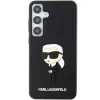 Karl Lagerfeld KLHCS24M3DRKINK kova kotelo 3D Rubber Ikonik Samsung Galaxy S24+ musta